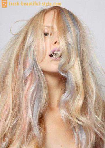 Colorat pe păr blond: culoare, foto, comentarii