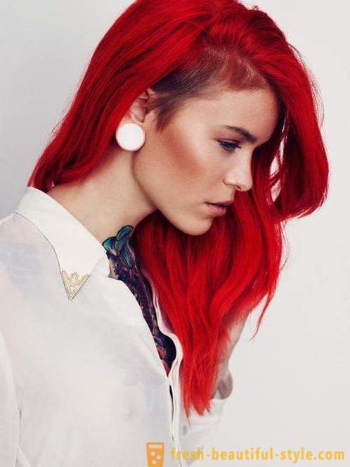 Red păr - imagine luminoasă și îndrăzneț