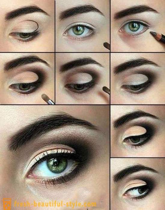 Cum să picteze ochi frumos și corect