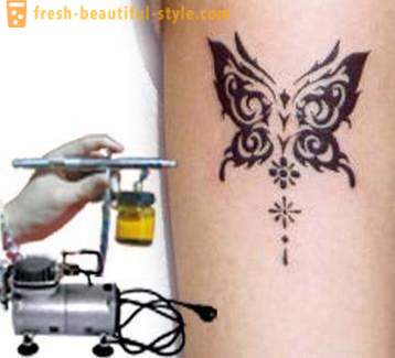 Tatuaj temporar - frumusețe într-un mod sănătos!